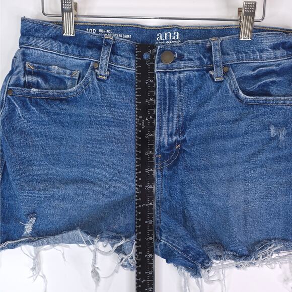 a.n.a A New Approach Shorts Womens 10P 4" High Rise Denim Boyfriend Short - Picture 7 of 7